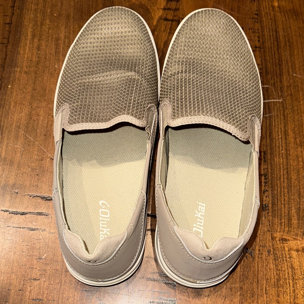OluKai Men's Slip-On Shoes in Gray